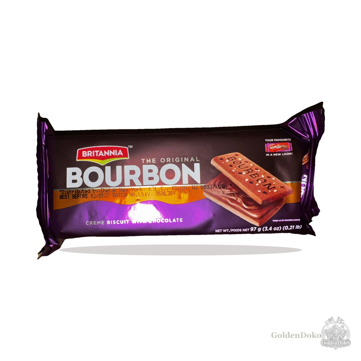 Bourbon Chocolate Creme Biscuit — Sweets, Biscuits & Mithai at Laliguras Indian and Nepali Grocery and Oriental Food