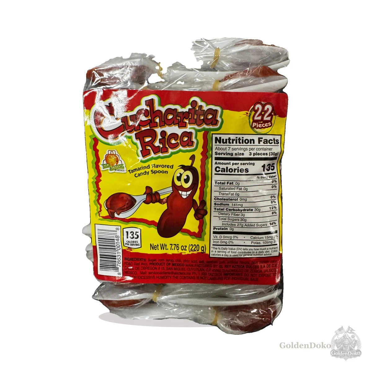 Tamarind Flavored Candy Spoons 22 pieces at Laliguras Indian and Nepali Grocery and Oriental Food