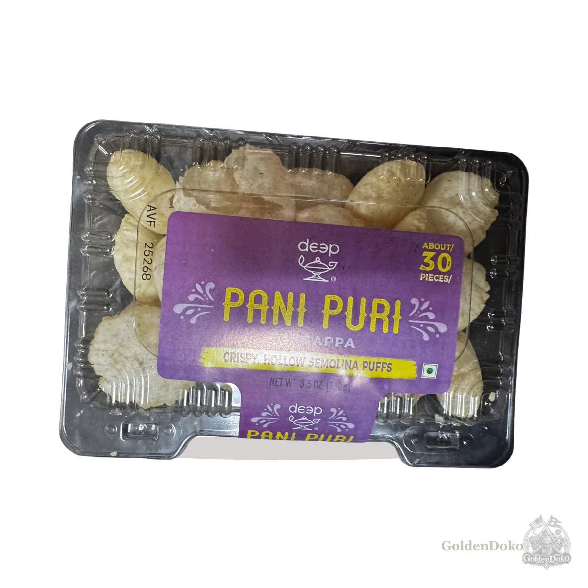 Pani Puri (Crispy Hollow Semolina Puffs) at Laliguras Indian and Nepali Grocery and Oriental Food