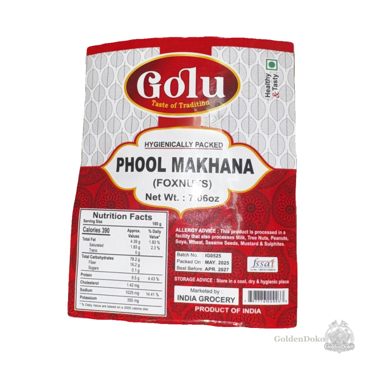 Phool Makhana (Fox Nuts) at Laliguras Indian and Nepali Grocery and Oriental Food