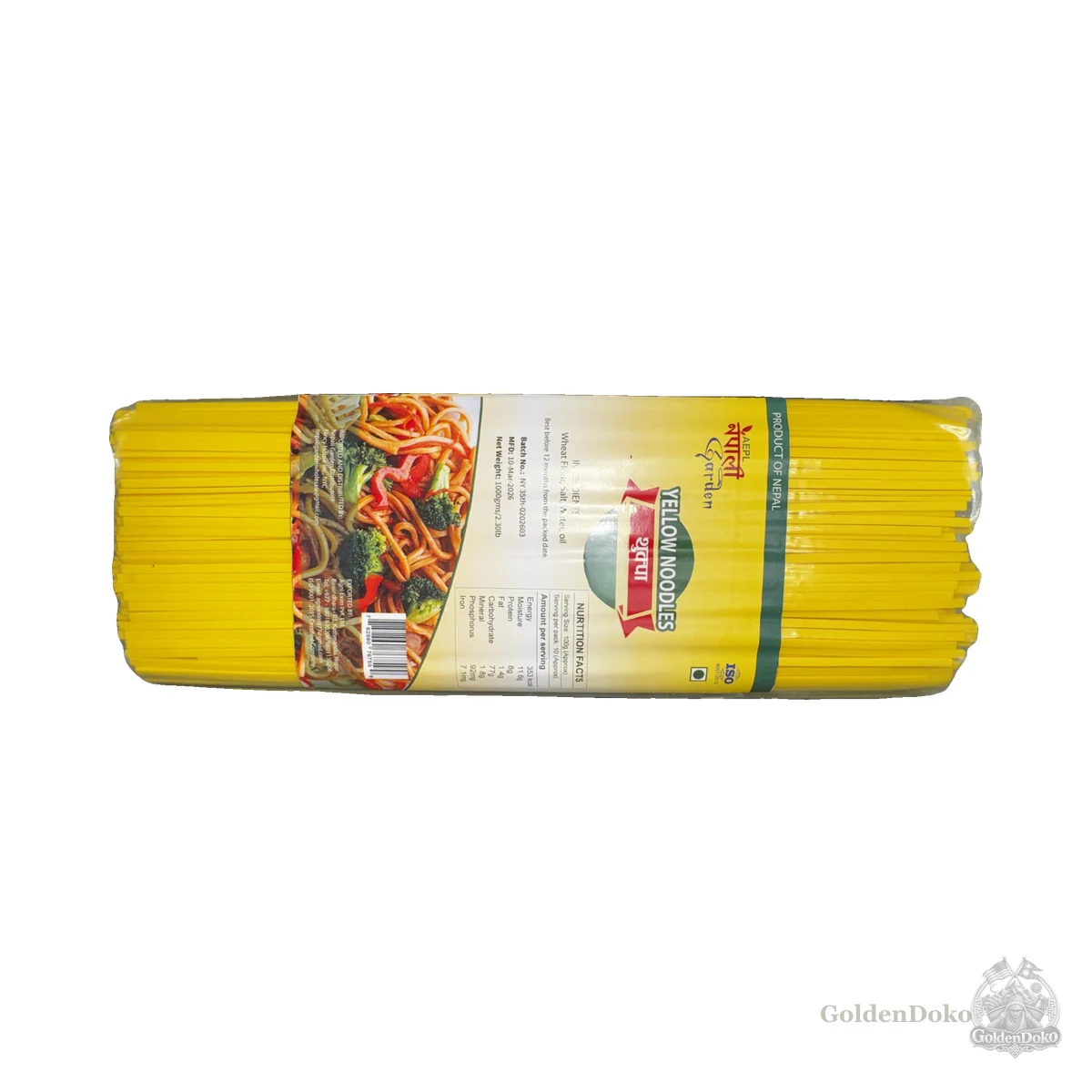 Yellow Noodles at Laliguras Indian and Nepali Grocery and Oriental Food